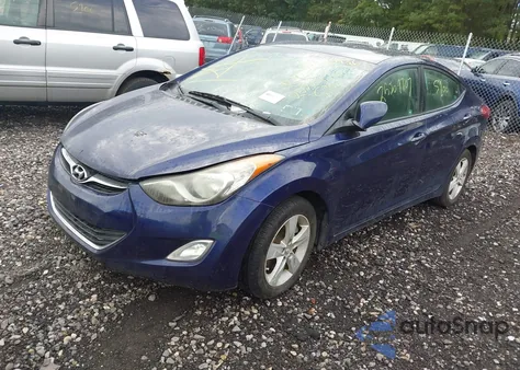 2012 Hyundai Elantra Gls из США, поврежденный, VIN 5NPDH4AE5CH063033